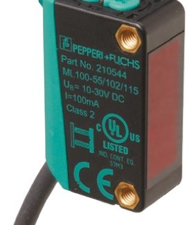 Sensore fotoelettrico Rettangolare Pepperl + Fuchs, a diffusione, rilevamento 5 mm → 350 mm, uscita NPN