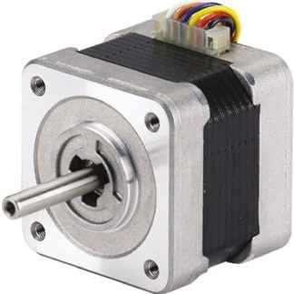 Motore passo-passo Sanyo Denki, coppia 250mNm, passo 1.8°, Ø albero 5mm, 1 A, 6 cavi