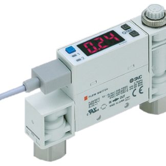 Regolatore di flusso SMC, flusso 0,5 → 25 L/min, PNP, Ø tubo 1/8 poll.