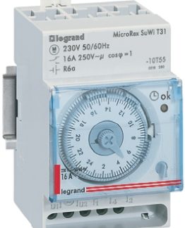 Temporizzatore per guida DIN Legrand, 230 V ca, 1 canale, Ore