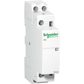 Contattore Schneider Electric, serie GC25, 2 poli, 2NC, 25 A, bobina 24 V c.a.