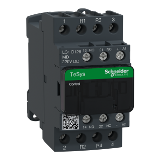 Contattore Schneider Electric, serie LC1D, 4 poli, 2 NO + 2 NC, 25 A, bobina 230 V c.a.