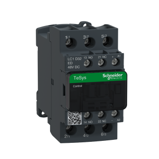 Contattore Schneider Electric, serie LC1D, 3 poli, 3 NA, 32 A, bobina 48 V dc