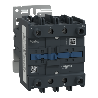 Contattore Schneider Electric, serie LP1D, 4 poli, 2 NO + 2 NC, 125 A, bobina 24 V c.c.