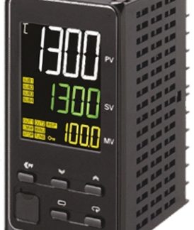 Termoregolatori PID Omron E5EC, 100 → 240 V c.a., 48 x 48mm, 2 uscite SSR, relè a stato solido, logica, relè