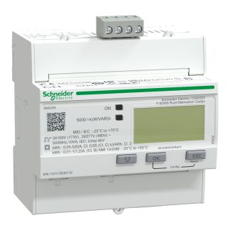 Contatore di energia Schneider Electric, iEM3200, 1-3 fasi, display LCD a 10 cifre