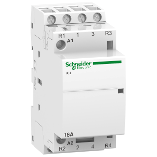 Contattore Schneider Electric, serie iCT, 4 poli, 2 NO + 2 NC, 16 A, bobina 230 V ca