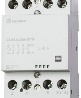 Contattore Finder, serie 22, 4 poli, 40 A, bobina 240 V CA