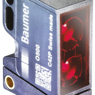 Sensore fotoelettrico Rettangolare Baumer, a soppressione di sfondo, rilevamento 30 mm → 600 mm, uscita