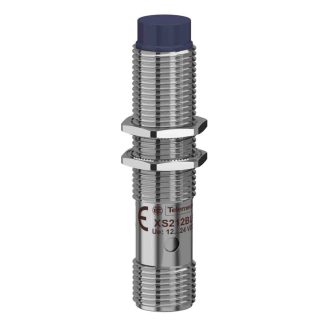 Sensore di prossimità Cilindro filettato Telemecanique Sensors, M12, rilevamento 4 mm, 12 → 24 V c.c.