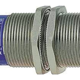 Sensore di prossimità Cilindro filettato Telemecanique Sensors, M30, rilevamento 10 mm, 12 → 48 V c.c.