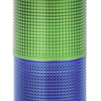 Torretta di segnalazione Werma, 24 V c.a. / c.c., LED, 4 elementi, lenti , lenti Blu, verde, rosso, giallo, con Cicalino