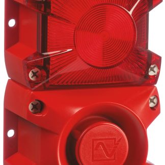 Segnalatore acustico e luminoso Pfannenberg serie PA X 1-05, Rosso, 24 V c.c., 100dB a 1 m