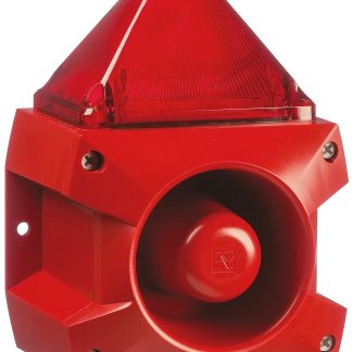 Segnalatore acustico e luminoso Pfannenberg serie PA X 5-05, Rosso, 24 V c.c., 100dB a 1 m