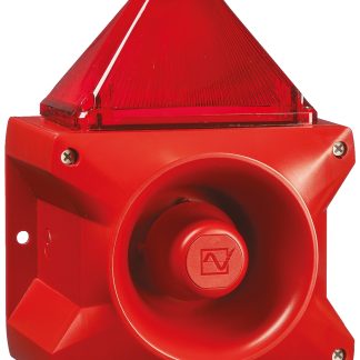 Segnalatore acustico e luminoso Pfannenberg serie PA X 10-10, Rosso, 230 V c.a., 110dB a 1 m
