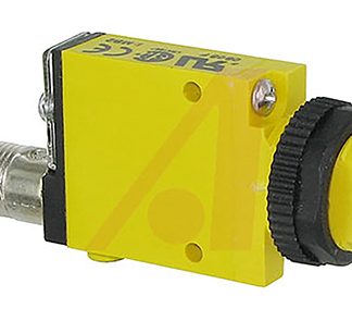 Sensore fotoelettrico Rettangolare Banner, a fascio diretto, rilevamento 30 m, uscita NPN/PNP