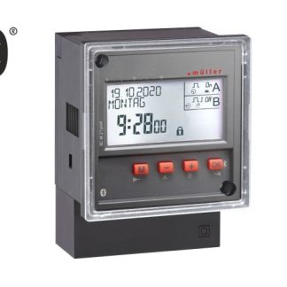 Temporizzatore Muller, Unipolare normalmente aperto, 24 V c.a. / c.c., 2 canali, Secondi