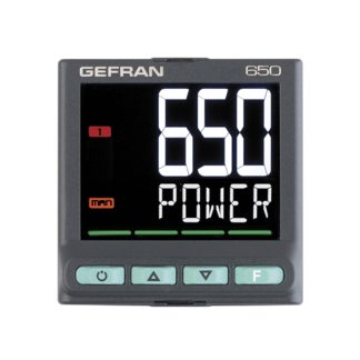 Termoregolatori PID Gefran 650, 100 → 240 V c.a., 48 x 48mm, 3 uscite Relè