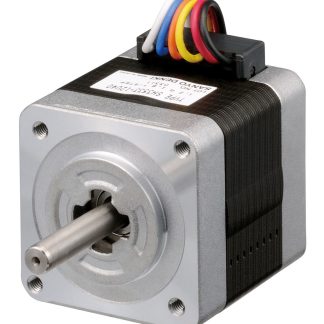 Motore passo passo Ibrido, Albero singolo Sanyo Denki, coppia 0.12Nm, ang. 1.8°, 24 V,Ø asta 5mm