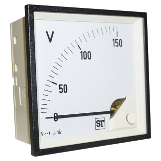 Voltmetro analogico in c.a. Sifam Tinsley serie Sigma, foro da 92 x 92 mm