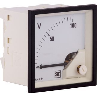 Voltmetro analogico in c.c. Sifam Tinsley serie Sigma, foro da 68 x 68 mm