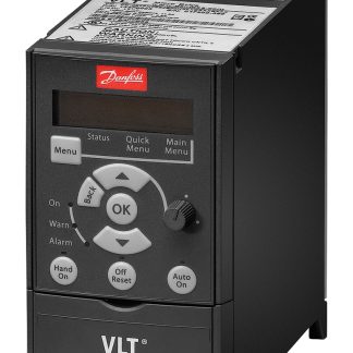 Inverter Danfoss, 0,37 kW, 400 V c.a., 3 fasi, 0 → 200 (VVC+ Mode) Hz, 0 → 400 (U/f Mode) Hz
