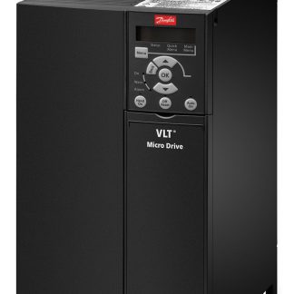 Inverter Danfoss, 22 kW, 400 V c.a., 3 fasi, 0 → 200 (VVC+ Mode) Hz, 0 → 400 (U/f Mode) Hz