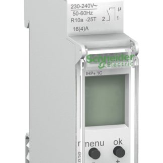 Temporizzatore per guida DIN Schneider Electric, 230 V ca, 1 canale, Giorni, ore