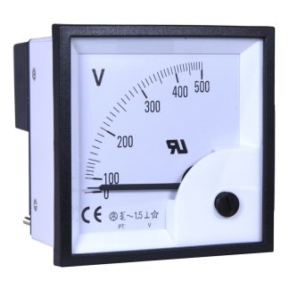 Voltmetro analogico in c.a. RS PRO, foro da 68 x 68 mm