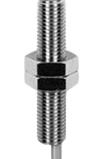 Sensore di prossimità Cilindro filettato Baumer, M8, rilevamento 3 mm, 6 → 36 V cc