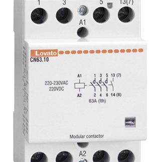 Contattore Lovato, serie CN, 4 poli, 4NO, 30 A, bobina 230 V ca