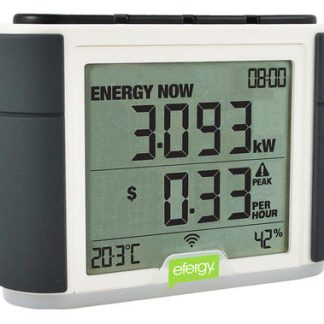 Contatore di energia Efergy, Elite, display LCD a 4 cifre