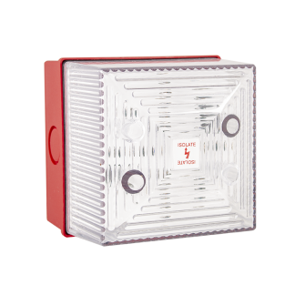 Segnalatore Lampeggiante Clifford & Snell, LED, Trasparente, 24 V c.c.