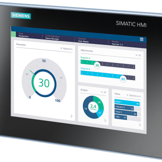 Pannello HMI Siemens, SIMATIC, 10.1 e, serie SIMATIC HMI Unified Basic, display TFT