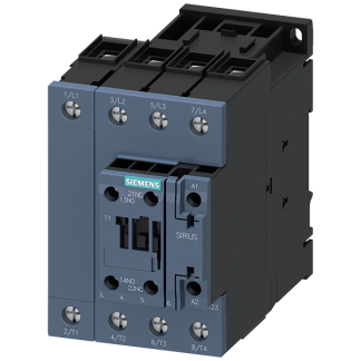 Morsettiera per contattore Siemens, 2 contatti, 1 NC + 1 NA, per guida DIN, serie 3RT23