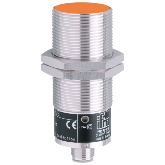 Sensore di prossimità Cilindro filettato ifm electronic, M30, rilevamento 10 mm, 10 → 55 V cc