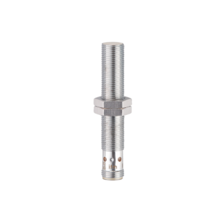 Sensore di prossimità Cilindro filettato ifm electronic, M12, rilevamento 4 mm, 10 → 30 V CC
