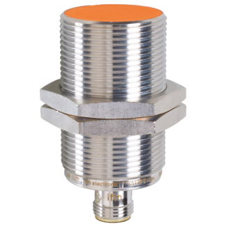 Sensore di prossimità Cilindro filettato ifm electronic, M30, rilevamento 10 mm, 10 → 30 V CC
