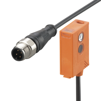 Sensore fotoelettrico Rettangolare ifm electronic, a diffusione, rilevamento 15 → 400 mm