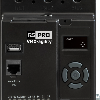 Avviatore soft-start RS PRO, 3 fasi, 18,5 kW, 200 → 600 V, IP20