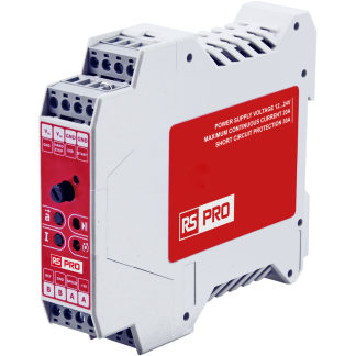 Controllo motori c.c. RS PRO, Regolatore di velocità, 1 fase, 480 W, 24 V, 20 A