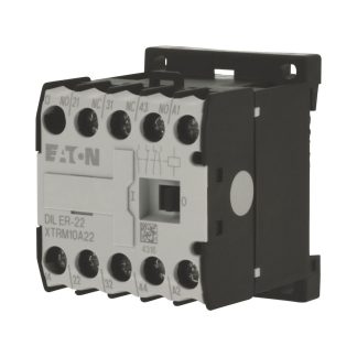 Relè contattore Eaton, serie DILER, 4 poli, 2NC, 2NO, 6 A, 2,3 W, bobina 12 V CC