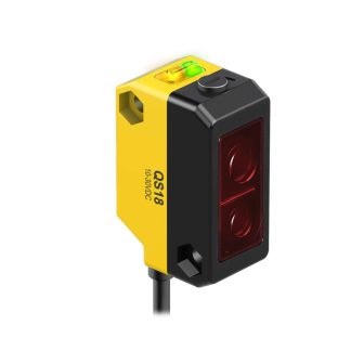 Sensore fotoelettrico Rettangolare Banner, Soppressione di sfondo, rilevamento 30 → 300 mm, uscita 1 NPN E 1 PNP