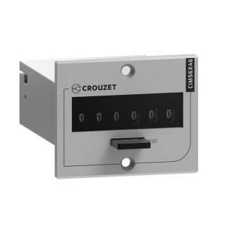 Contatore Crouzet, Impulso, display Meccanico 6 cifre, 110 V cc