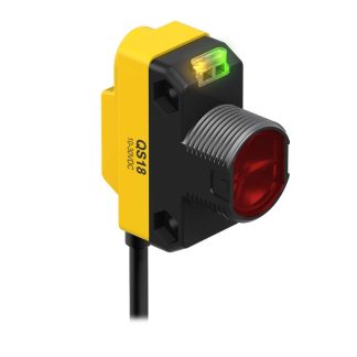 Sensore fotoelettrico Rettangolare Banner, Campo fisso, rilevamento 150 mm, uscita PNP