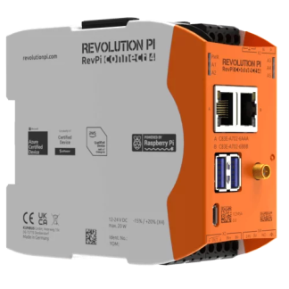 Computer industriale Revolution PI PR100, Arm Cortex A72 Broadcom BCM2711 Quad-core 96 x 45 x 110,5 mm 1,5 GHz, RAM 32