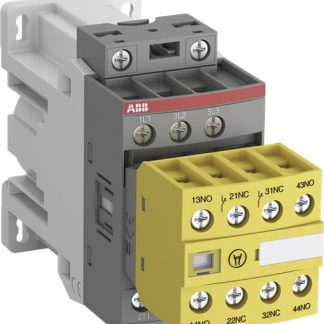 Contattore ABB Jokab, serie AFS, 3 poli, 3 NO, 30 A, 7,5 kW, bobina 24 V c.c.