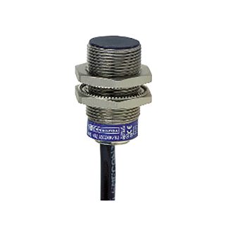 Sensore di prossimità Cilindro filettato Telemecanique Sensors, M18, rilevamento 10 mm, 12 → 24 V c.c.