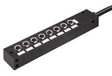 Scatola sensore Molex, 8 porte, connettore M8