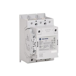 Contattore Direct on Line Allen Bradley, serie 100-E, 3 poli, 1 NO + 1 NC, 116 A, 55 kW, bobina 24→ 60 V cc